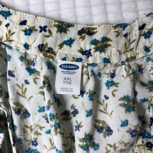 Old Navy Flowy Fit Floral Tank SZ XXL - Picture 3 of 8